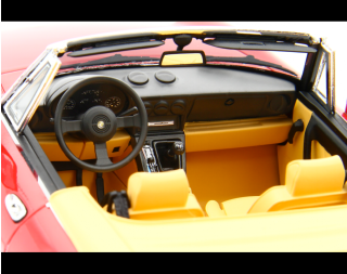 Alfa Romeo Spider 1.6 - 2.0i 1990 ROSSO ALFA Laudoracing 1:18 Resinemodell (Türen, Motorhaube... nicht zu öffnen!)